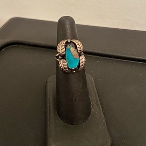 Vintage turquoise sterling silver ring